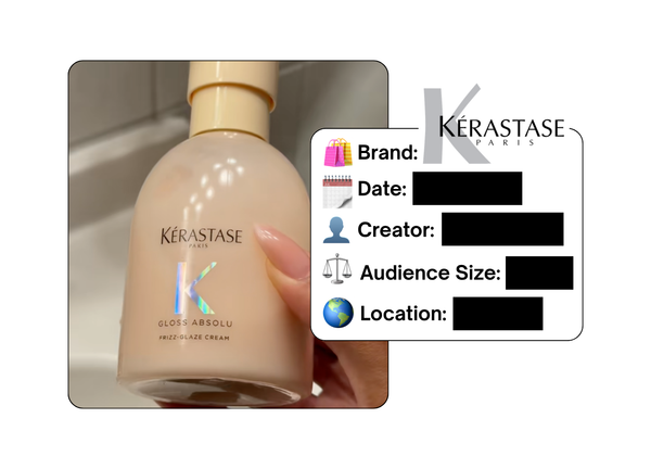 Spotted: Kerastase in a new paid collab