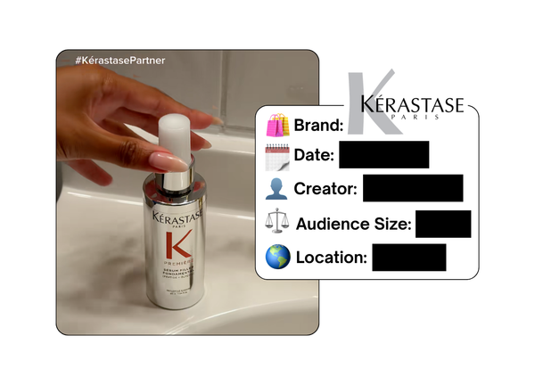 Spotted: Kerastase in a new paid collab