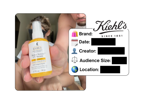 Spotted: Kiehl's in a new paid collab