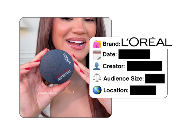 Spotted: L’Oreal in a new paid collab