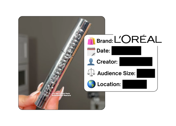 Spotted: L'Oreal in a new paid collab
