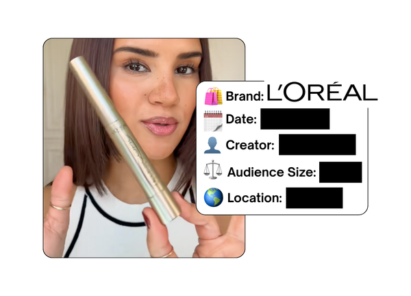 Spotted: L’Oreal in a new paid collab