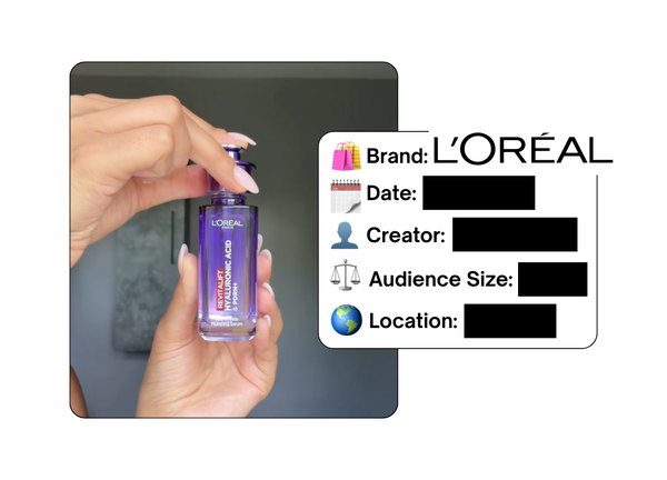 Spotted: L’Oreal in a new paid collab