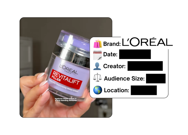 Spotted: L’Oreal in a new paid collab