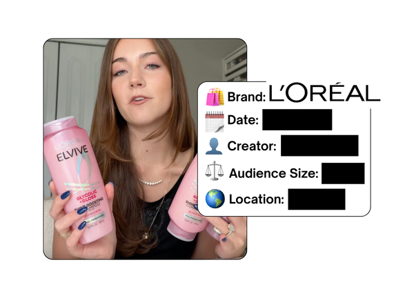 Spotted: L'Oreal in a new paid collab