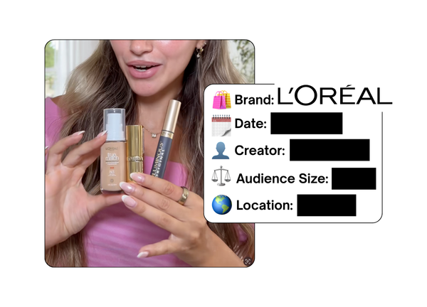 Spotted: L’Oreal in a new paid collab