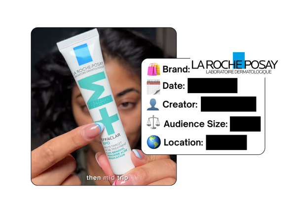 Spotted: La Roche-Posay in a new paid collab