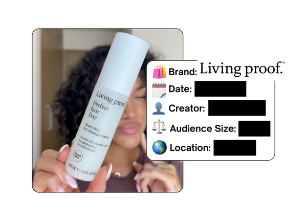 Spotted: Living Proof in a new paid collab