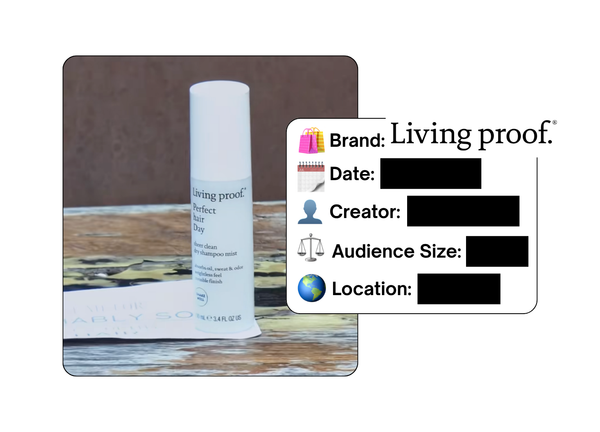 Spotted: Living Proof in a new paid collab