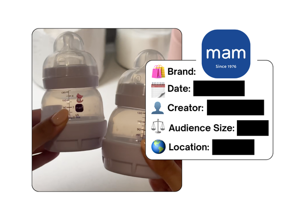 Spotted: MAM Baby in a new paid collab