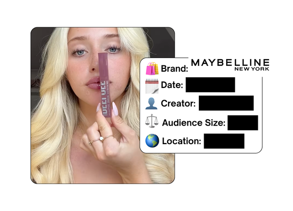 Spotted: Maybelline in a new paid collab