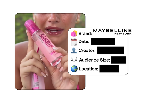 Spotted: Maybelline in a new paid collab