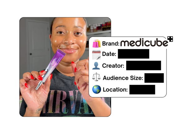 Spotted: Medicube in a new paid collab