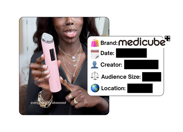 Spotted: Medicube in a new paid collab