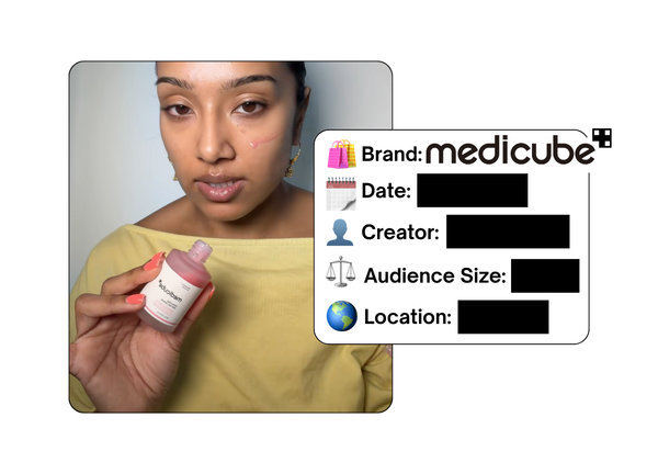 Spotted: Medicube in a new paid collab