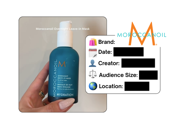 Spotted: Moroccanoil in a new paid collab