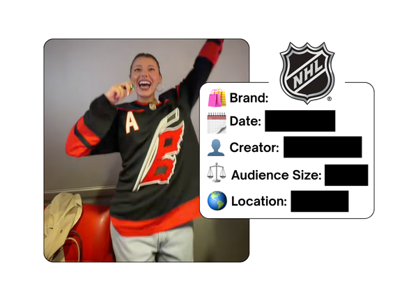 Spotted: NHL in a new paid collab