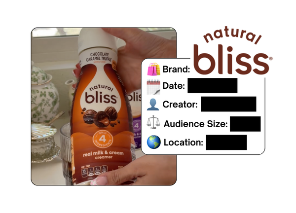 Spotted: Natural Bliss in a new paid collab