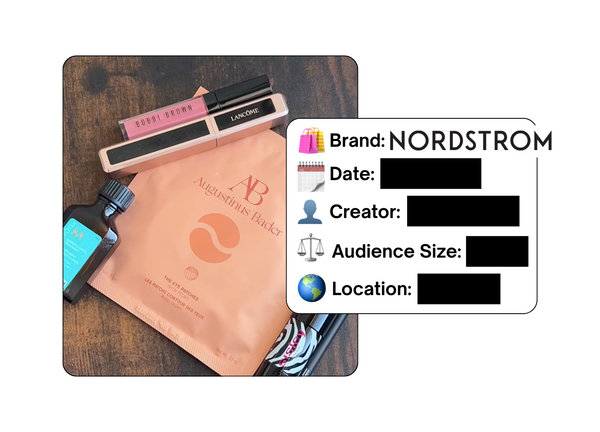 Spotted: Nordstrom Beauty in a new paid collab