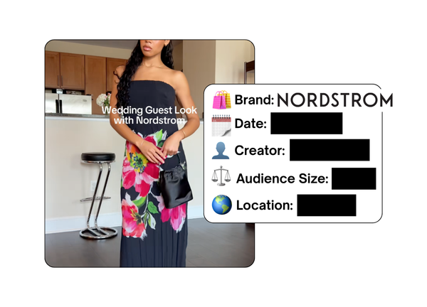 Spotted: Nordstrom in a new paid collab
