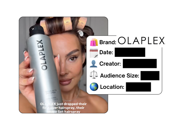 Spotted: Olaplex in a new paid collab