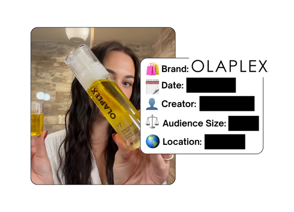 Spotted: Olaplex in a new paid collab