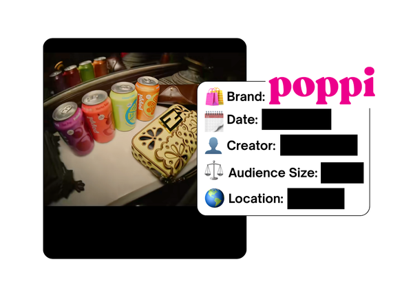 Spotted: Poppi in a new paid collab