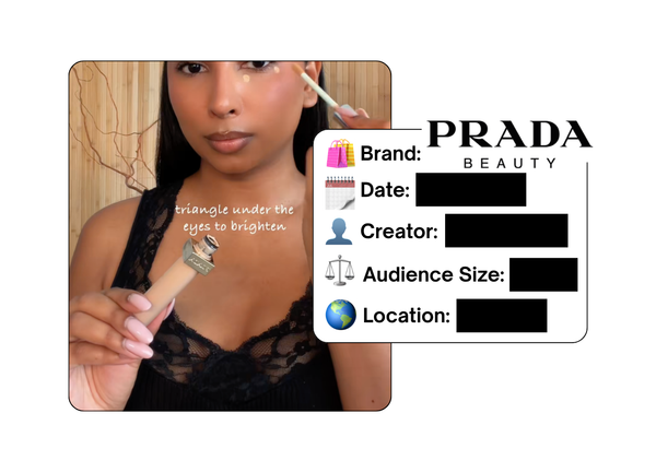 Spotted: Prada Beauty in a new paid collab