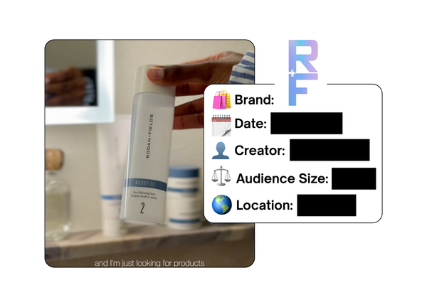 Spotted: Rodan and Fields in a new paid collab