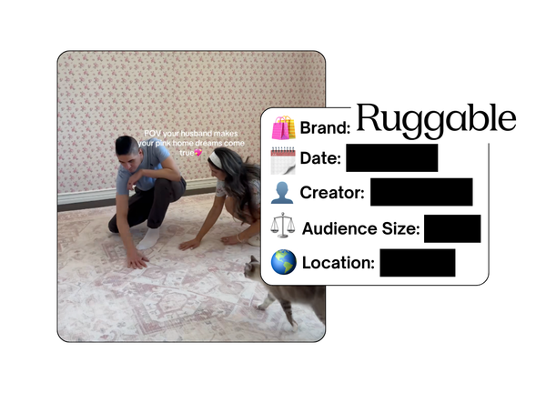 Spotted: Ruggable in a new paid collab
