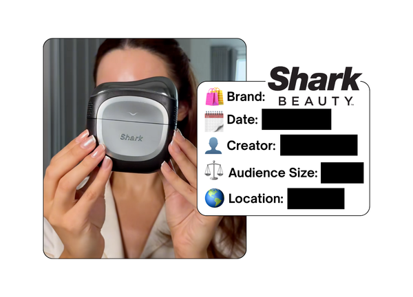 Spotted: Shark Beauty in a new paid collab