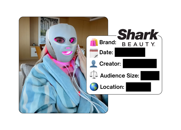 Spotted: Shark Beauty in a new paid collab