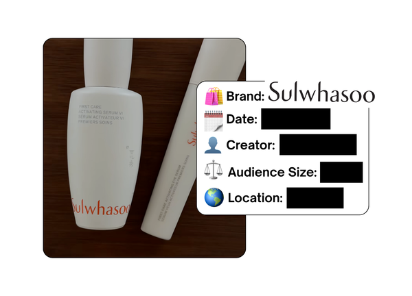 Spotted: Sulwhasoo in a new paid collab