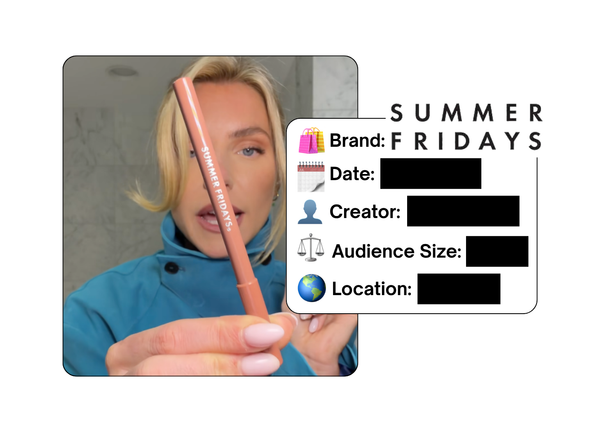 Spotted: Summer Fridays in a new paid collab