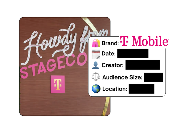 Spotted: T-Mobile in a new paid collab