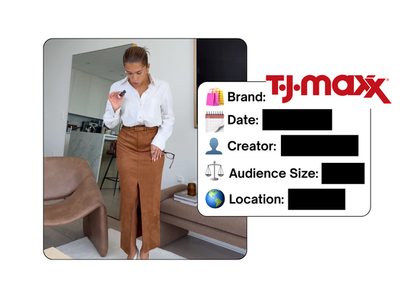 Spotted: TJ Maxx in a new paid collab
