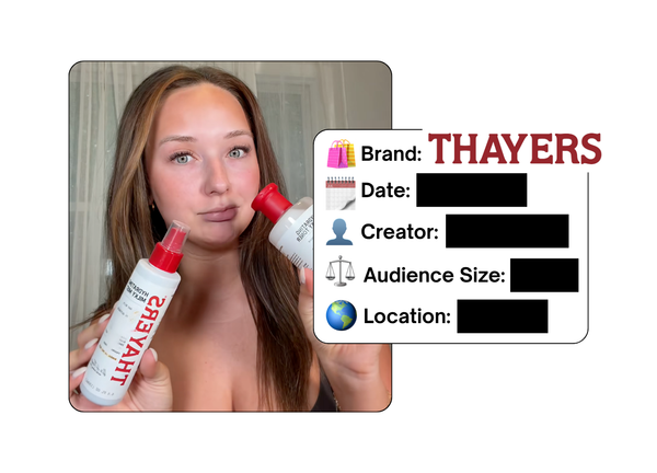 Spotted: Thayers in a new paid collab