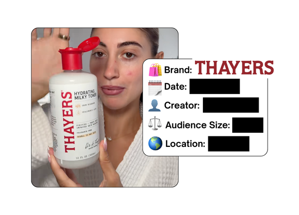 Spotted: Thayers in a new paid collab