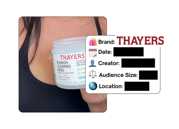 Spotted: Thayers in a new paid collab