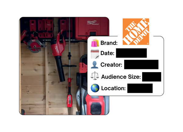 Spotted: The Home Depot in a new paid collab