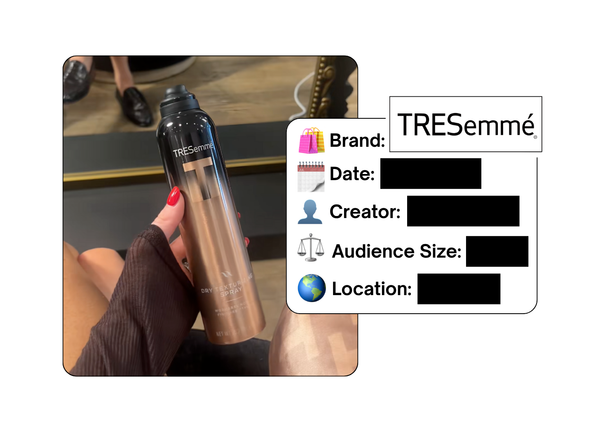 Spotted: TRESemmé in a new paid collab