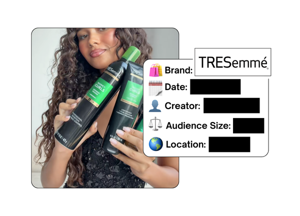 Spotted: TRESemmé in a new paid collab