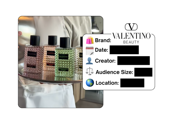 Spotted: Valentino Beauty in a new paid collab