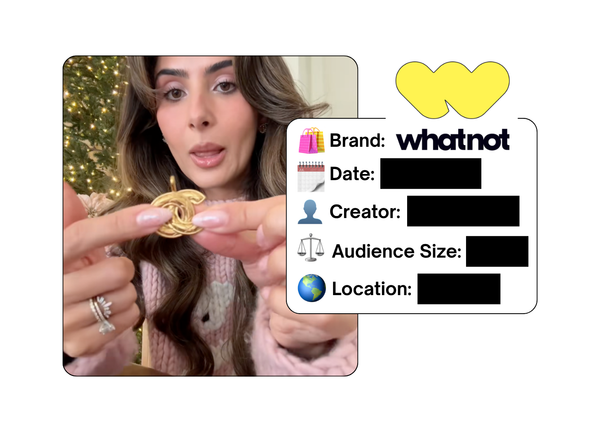 Spotted: Whatnot in a new paid collab