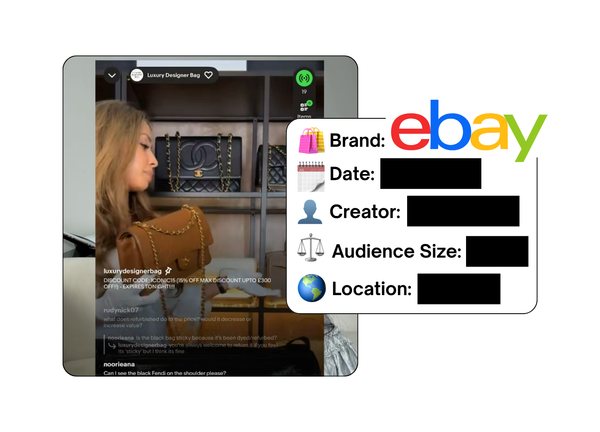 Spotted: eBay in a new paid collab