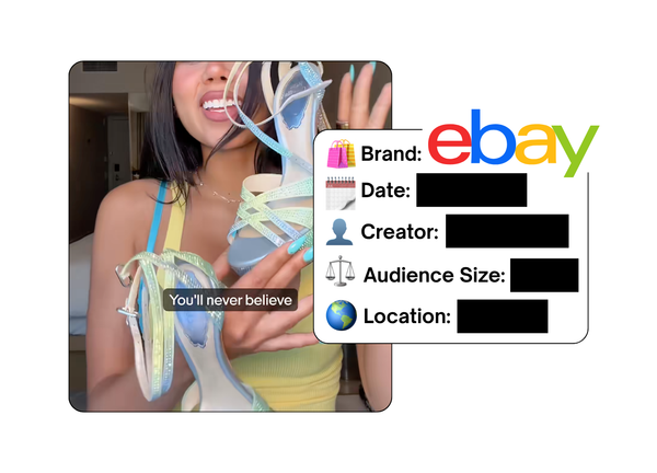 Spotted: eBay in a new paid collab