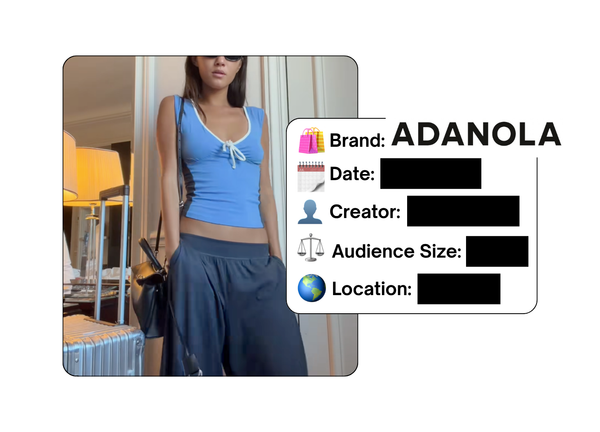 Spotted: Adanola in a new paid collab
