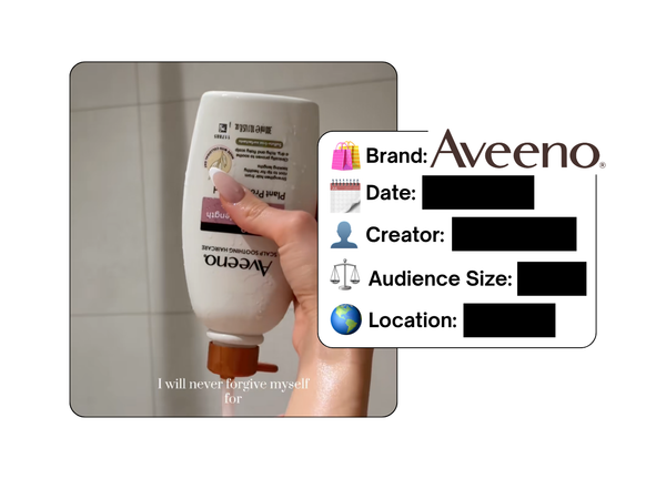 Spotted: Aveeno in a new paid collab