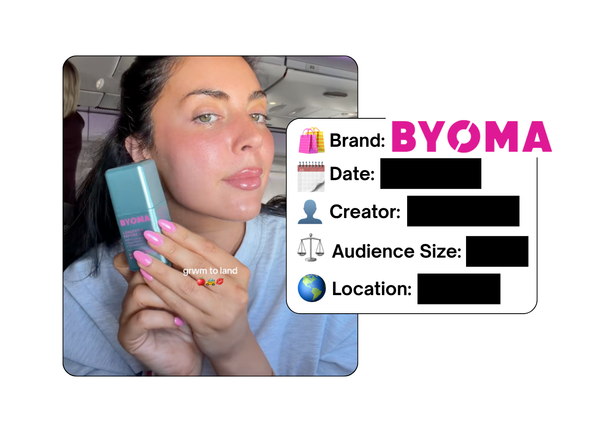 Spotted: BYOMA in a new paid collab