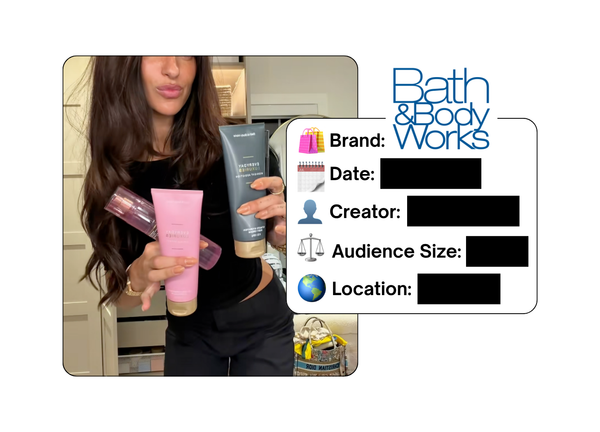Spotted: Bath & Body Works in a new paid collab